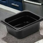 Гастроємність із чорного поліпропілену One Chef 1/6 65 мм - Зображення 2