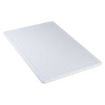 Дошка обробна біла з жолобом Stalgast 600х400х18 мм