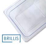 Гастроємність GN 1/2-200 з прозорого полікарбонату Brillis - Зображення 4