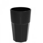 Склянка Граніт з полікарбонату чорна 300 мл