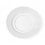 Блюдце для чашок з полікарбонату біле Ø140 мм