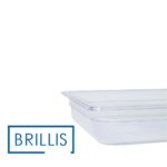 Гастроємкість GN 1/2-65 з прозорого полікарбонату Brillis - Зображення 3