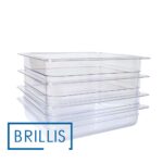 Гастроємність GN 1/2-200 з прозорого полікарбонату Brillis - Зображення 6