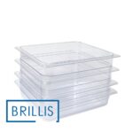 Гастроємність GN 1/2-100 з прозорого полікарбонату Brillis - Зображення 6