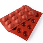 Форма силіконова Профі Напівсфера Ø45 мм 12 комірок