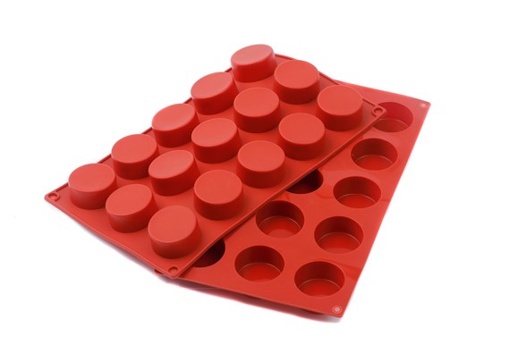 Форма силіконова Профі Табл Ø45 мм 15 комірок