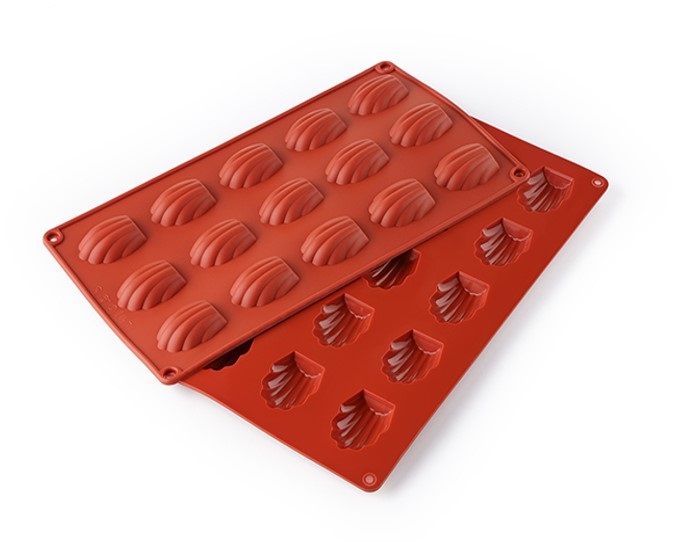 Форма силіконова Профі Мушля 42х35 мм 15 комірок