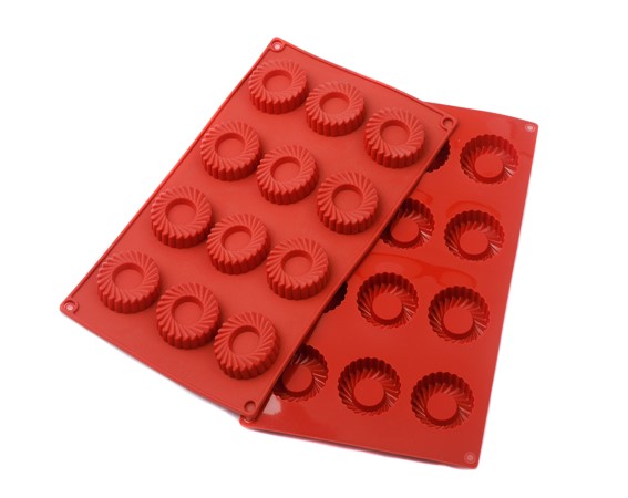 Форма силіконова Профі Саварін Ø43 мм 12 комірок