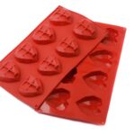 Форма силіконова Профі Крижане серце L 57х64 мм 8 комірок