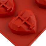 Форма силіконова Профі Крижане серце M 51х49 мм 12 комірок - Зображення 2