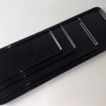 Піднос з меламіну 304×118×13 мм чорний - Зображення 3