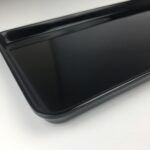 Піднос з меламіну 389×154×15 мм чорний - Зображення 4