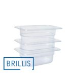 Гастроємкість GN 1/9-65 з прозорого полікарбонату Brillis - Зображення 6