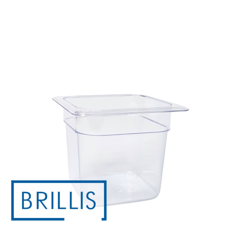 Гастроємкість GN 1/6-150 з прозорого полікарбонату Brillis