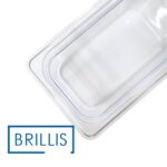 Гастроємкість GN 1/4-100 з прозорого полікарбонату Brillis - Зображення 4