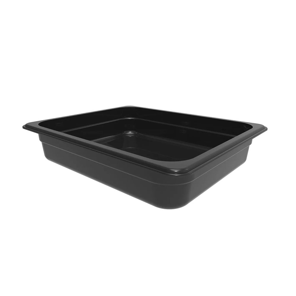 Гастроємність із чорного поліпропілену GN1/2 65 Larder