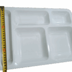 Піднос для їжі 5 секцій Gastro Plast 379х298 мм білий - Зображення 3