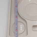 Термопіднос на 5 відділень з замком Gastro Plast 540x380х120 мм зелено-кремовий - Зображення 10