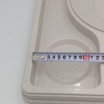 Термопіднос на 5 відділень з замком Gastro Plast 540x380х120 мм зелено-кремовий - Зображення 11