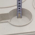 Термопіднос на 5 відділень з замком Gastro Plast 540x380х120 мм зелено-кремовий - Зображення 13