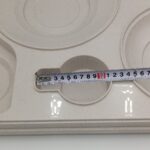 Термопіднос на 5 відділень з замком Gastro Plast 540x380х120 мм зелено-кремовий - Зображення 14