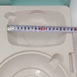 Термопіднос на 5 відділень з замком Gastro Plast 540x380х120 мм зелено-кремовий - Зображення 17