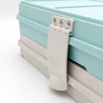 Термопіднос на 5 відділень з замком Gastro Plast 540x380х120 мм зелено-кремовий - Зображення 3