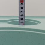 Термопіднос на 5 відділень з замком Gastro Plast 540x380х120 мм зелено-кремовий - Зображення 8