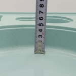 Термопіднос на 5 відділень Gastro Plast 540x380x120 мм зелено-кремовий - Зображення 14