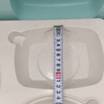 Термопіднос на 5 відділень Gastro Plast 540x380x120 мм зелено-кремовий - Зображення 6