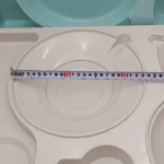 Термопіднос на 5 відділень Gastro Plast 540x380x120 мм зелено-кремовий - Зображення 8