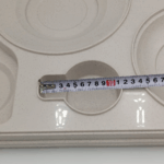 Термопіднос на 5 відділень Gastro Plast 540x380x120 мм зелено-кремовий - Зображення 9