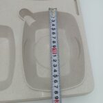 Термопіднос на 6 відділень з замком Gastro Plast 540x380x120 мм зелено-кремовий - Зображення 12