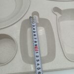 Термопіднос на 6 відділень з замком Gastro Plast 540x380x120 мм зелено-кремовий - Зображення 14