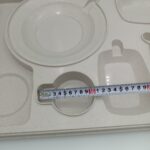 Термопіднос на 6 відділень з замком Gastro Plast 540x380x120 мм зелено-кремовий - Зображення 16