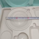 Термопіднос на 6 відділень з замком Gastro Plast 540x380x120 мм зелено-кремовий - Зображення 17