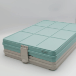 Термопіднос на 6 відділень з замком Gastro Plast 540x380x120 мм зелено-кремовий - Зображення 2