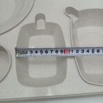 Термопіднос на 6 відділень Gastro Plast 540x380x120 мм зелено-кремовий - Зображення 16