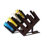 Диспенсер для склянок з підставкою 450х240х120 мм чорний - Зображення 4