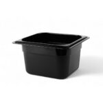 Гастроємність із чорного поліпропілену GN1/6 100 Larder
