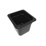 Гастроємність із чорного полікарбонату GN1/6 150 Larder