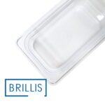 Гастроємність GN 1/4-65 з прозорого полікарбонату Brillis - Зображення 4