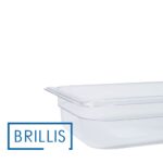 Гастроємність GN 1/3-65 з прозорого полікарбонату Brillis - Зображення 3