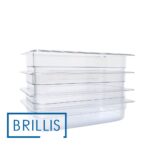 Гастроємність GN 1/3-65 з прозорого полікарбонату Brillis - Зображення 6