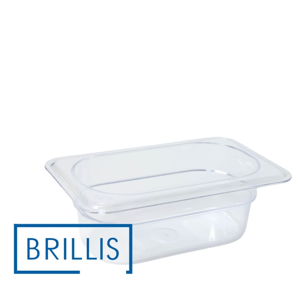 Гастроємкість GN 1/9-65 з прозорого полікарбонату Brillis