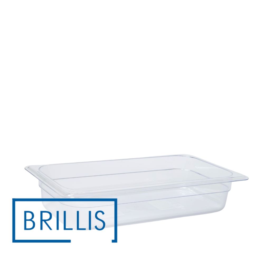 Гастроємкість GN 1/3-65 з прозорого полікарбонату Brillis