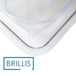 Гастроємкість GN 1/4-100 з прозорого полікарбонату Brillis - Зображення 2