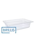 Гастроємність GN 1/4-65 з прозорого полікарбонату Brillis