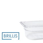 Гастроємкість GN 1/9-65 з прозорого полікарбонату Brillis - Зображення 3