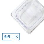 Гастроємкість GN 1/6-150 з прозорого полікарбонату Brillis - Зображення 4